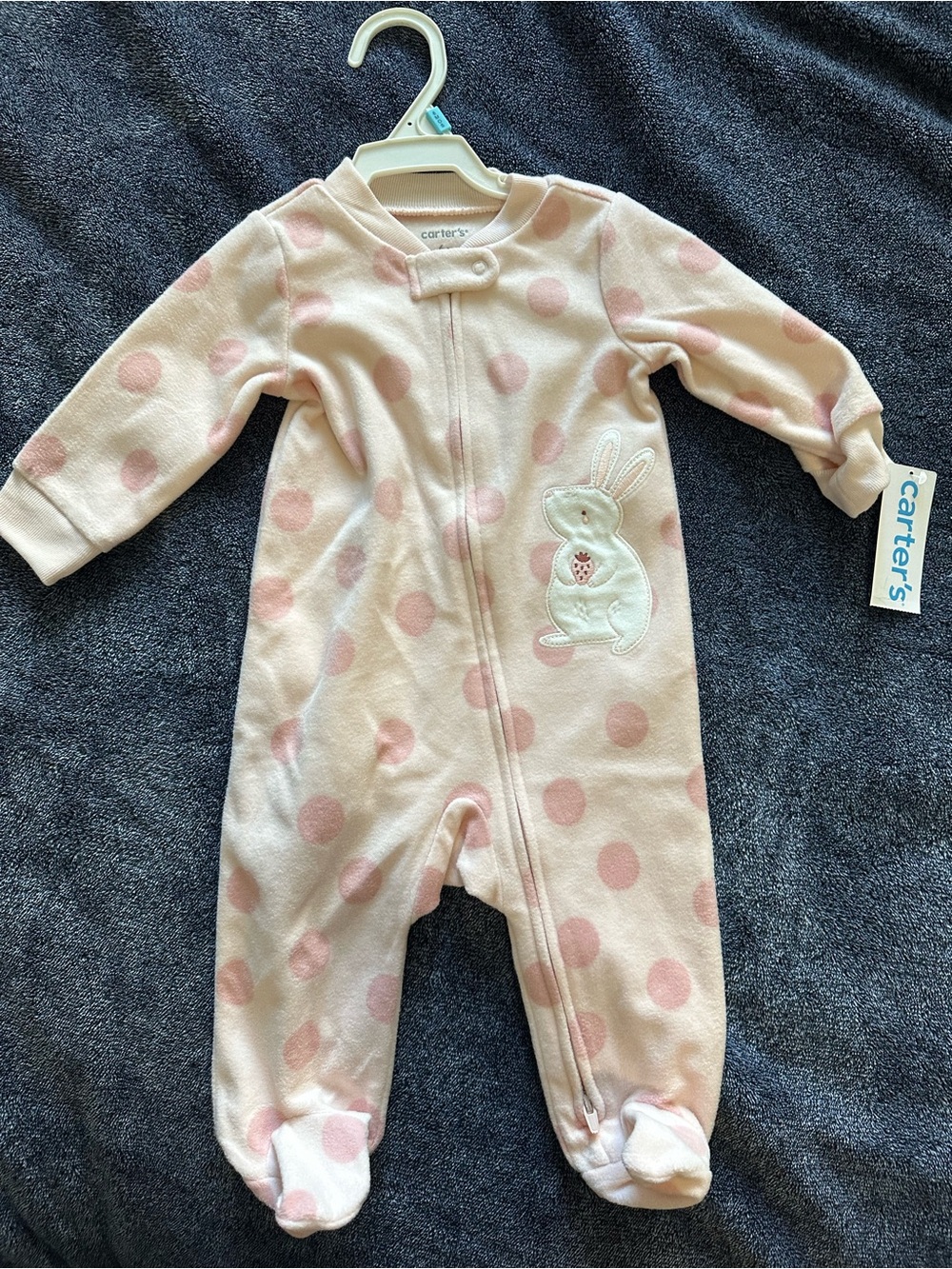Pink baby onesie